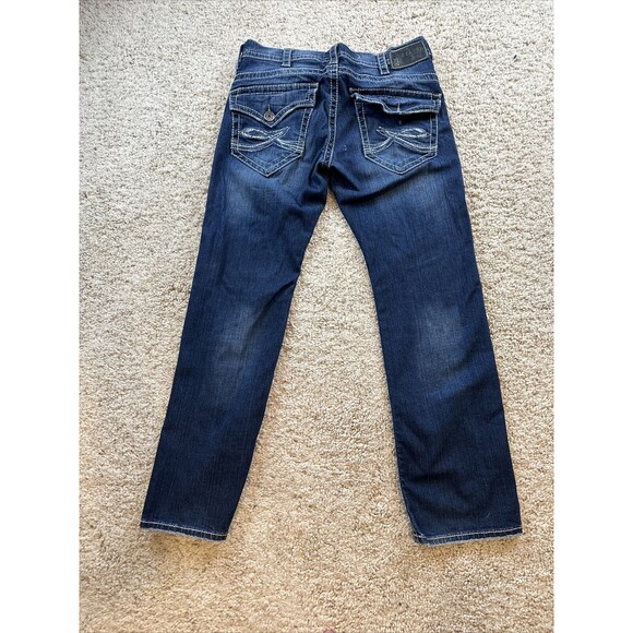 925 Series￼silver jean Co 32/32 Razor‎ Surplus Blue - Picture 6 of 12